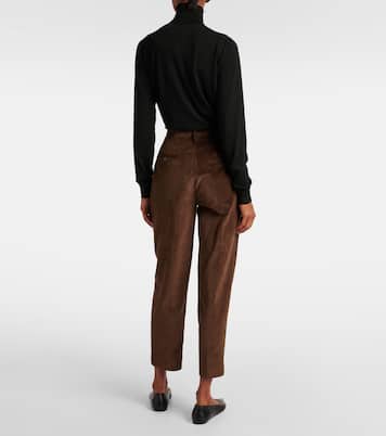 Pantalon tapered Emmett en velours côtelé de coton | Altuzarra