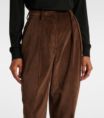 Pantalon tapered Emmett en velours côtelé de coton | Altuzarra