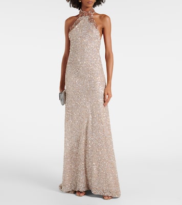 Robe Trinity mit Pailletten | Costarellos