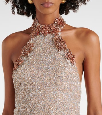 Robe Trinity mit Pailletten | Costarellos