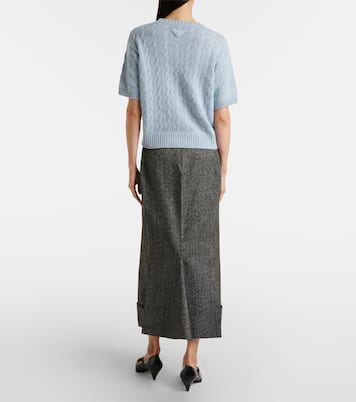 Top trenzado de cachemir | Prada