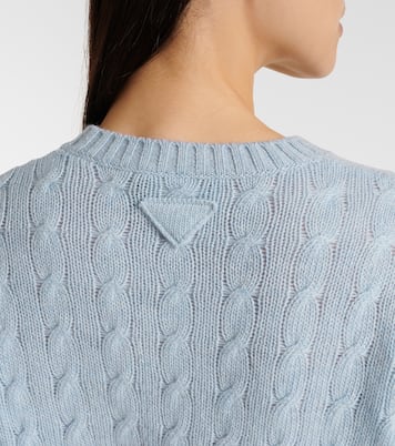 Top trenzado de cachemir | Prada