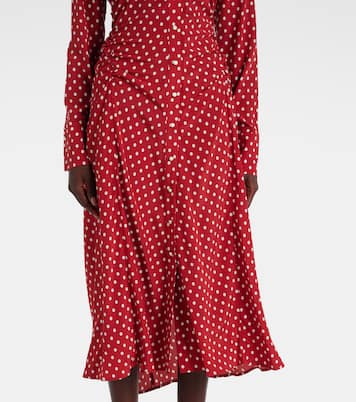 Lex polka-dot silk-blend midi dress | Veronica Beard