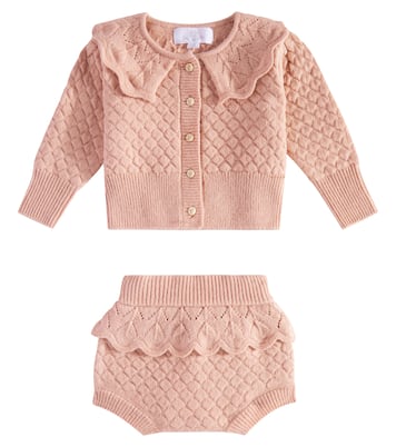 Bébé – Set cardigan et short Francesca | C'era Una Volta