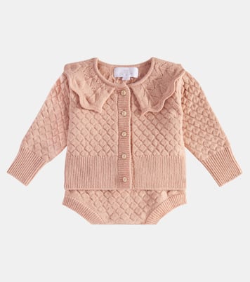 Bébé – Set cardigan et short Francesca | C'era Una Volta