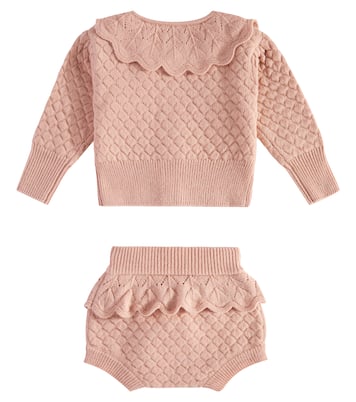 Bébé – Set cardigan et short Francesca | C'era Una Volta