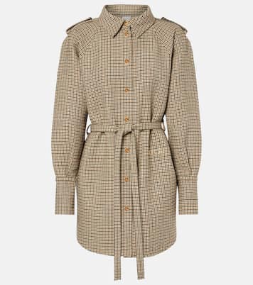 Robe chemise à carreaux | Patou