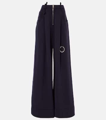 Weite High-Rise-Hose aus Baumwolle | The Attico