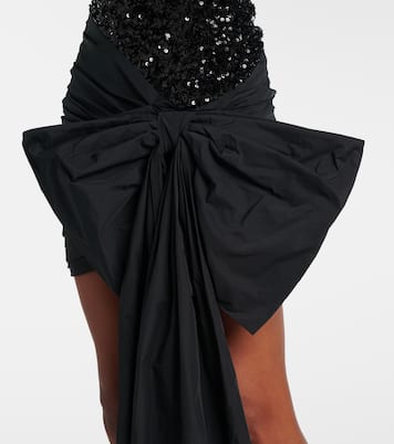 Bow-detail sequined minidress | Rotate