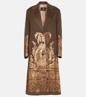 Paisley wool and cashmere coat | Etro