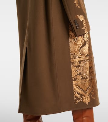 Paisley wool and cashmere coat | Etro