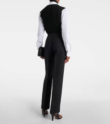 Gerade Hose Vesco aus Wolle | The Row