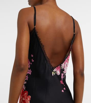Abito sottoveste Lucia con stampa floreale | Poupette St Barth