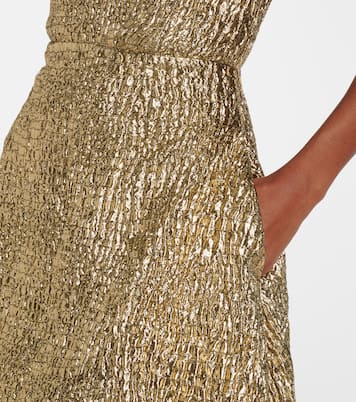Abito midi in cloqué con cristalli | Simone Rocha