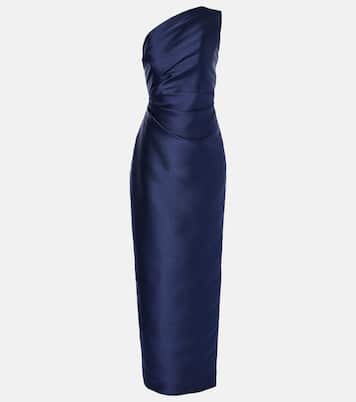 Robe longue Kira asymétrique | Solace London
