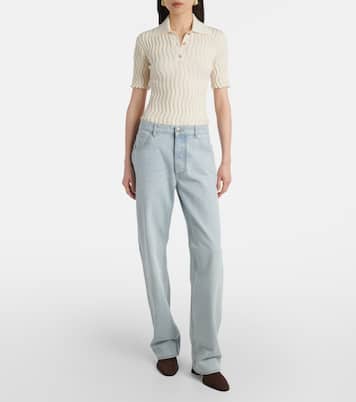 Jeans regular a vita media | Bottega Veneta