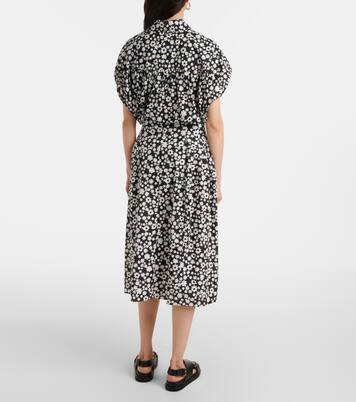 Gonna midi in cotone con stampa | Marni