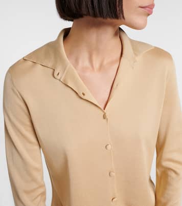 Top Ikara in seta | The Row