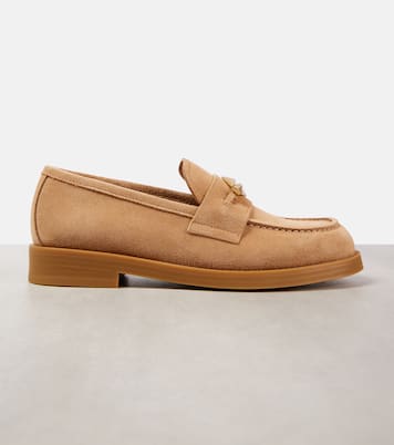 Mocassins Maddie Diamond en daim | Jimmy Choo