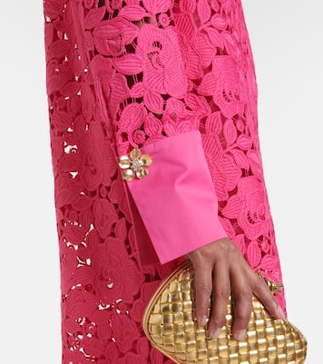 Vestido de fiesta de encaje floral | Oscar de la Renta