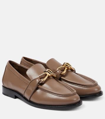 Astaire Knot leather loafers | Bottega Veneta