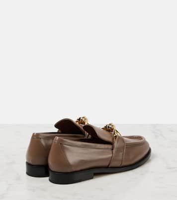Astaire Knot leather loafers | Bottega Veneta