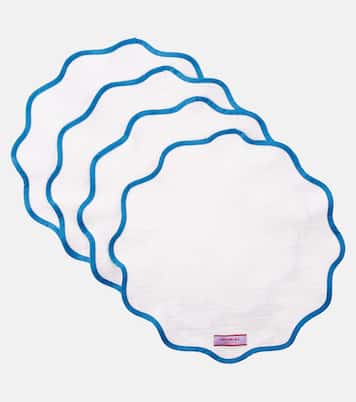 Cloud set of 4 cotton placemats | La DoubleJ