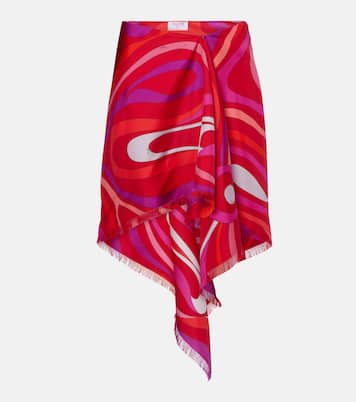 Marmo draped silk miniskirt | Pucci