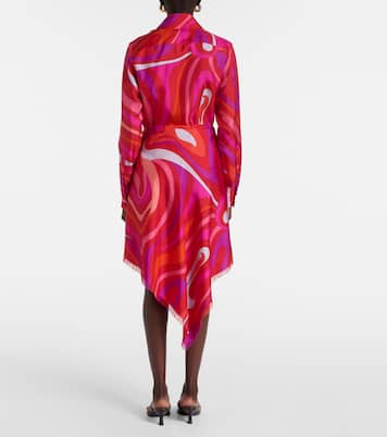 Marmo draped silk miniskirt | Pucci