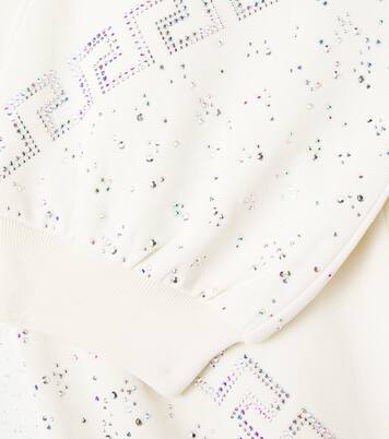 Greca cotton fleece sweatpants | Versace Kids