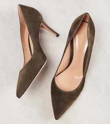 Gianvito 70 suede pumps | Gianvito Rossi