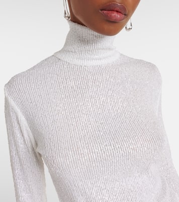 Rollkragenpullover aus Rippstrick | Norma Kamali