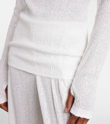 Rollkragenpullover aus Rippstrick | Norma Kamali