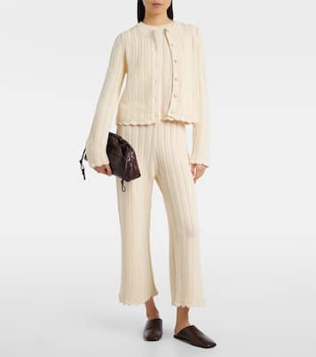 Zabou scalloped pointelle cotton top | Altuzarra