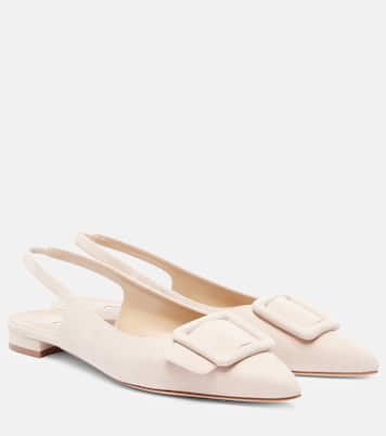 Bailarinas destalonadas Maylura de ante | Manolo Blahnik