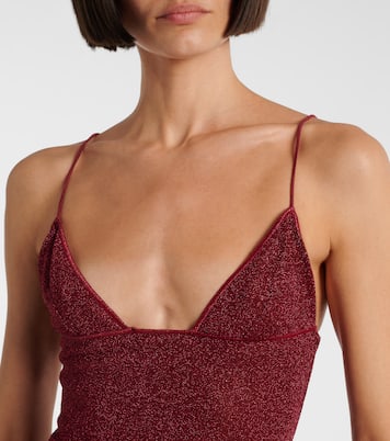 Minikleid Lumière mit Federn | Oséree