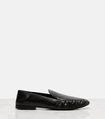 Slippers Alain aus Leder | Saint Laurent