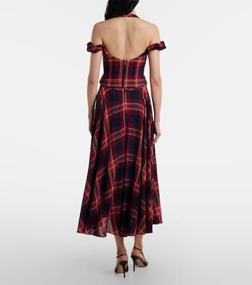 Chichi draped plaid midi dress | Vivienne Westwood