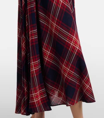 Chichi draped plaid midi dress | Vivienne Westwood