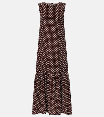 Midikleid aus Seide  | Asceno