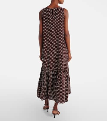 Midikleid aus Seide  | Asceno