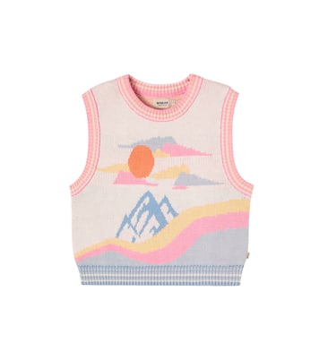 Pullunder Maria aus Baumwoll-Jacquard  | Wheat