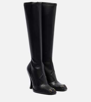 Studded leather knee-high boots | Etro