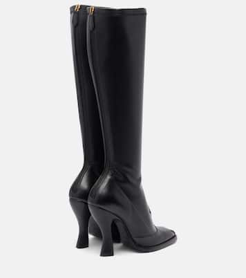 Studded leather knee-high boots | Etro