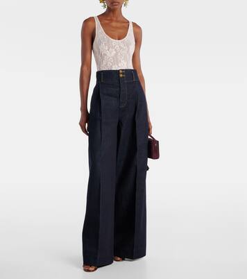 Floral lace bodysuit | Zimmermann