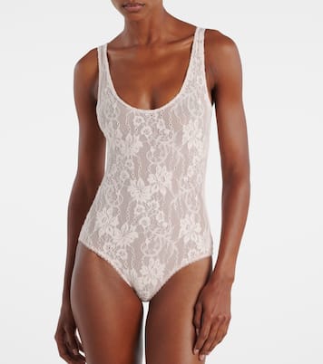Floral lace bodysuit | Zimmermann