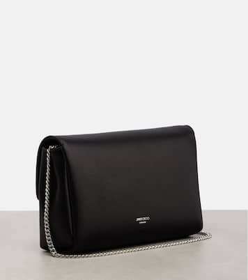 Soft Bow Mini embellished satin clutch | Jimmy Choo