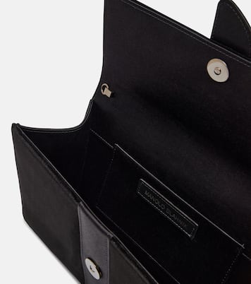Clutch Capri de terciopelo adornado | Manolo Blahnik