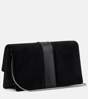 Clutch Capri de terciopelo adornado | Manolo Blahnik