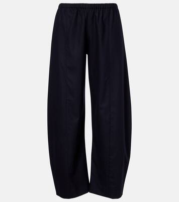 Clover cotton wide-leg pants  | Khaite